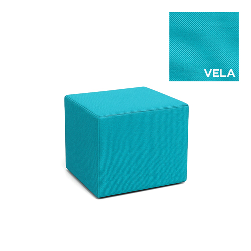 Pouf Hard Cube (S) - Materiale Vela - 45 x h 43 cm
