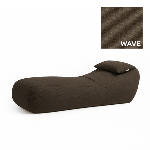 Letto Hush - Materiale Wave - 185 x 80 x  h 65 cm (altezza seduta 40 cm)